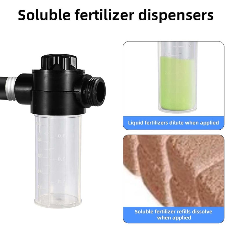 Sinbana Fertilizer Injector Bottle, Premium 4oz Injector Bottle with Valve and Hose End Sprayer Adapter Practical Liquid Inline Fertilizer Sprayer Dispenser Accessories for Botanical Gardens - Image 4